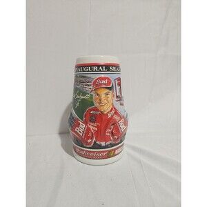 Dale Earnhardt Jr. Budweiser  Stein Mug Cup 2000 Rookie Season NASCAR Racing 7”